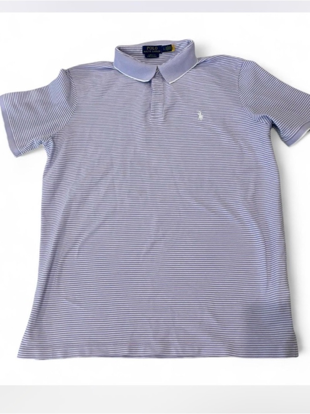 Polo by Ralph Lauren Men's Lavender Striped Polo Shirt